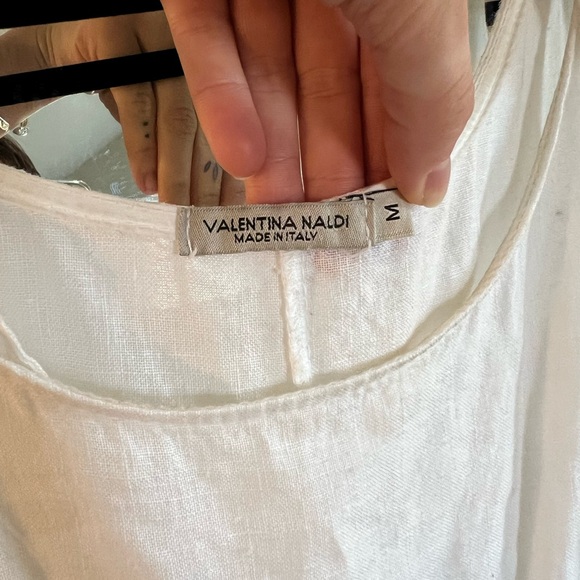 Cottage 100% Linen Midi dress - Picture 5 of 7